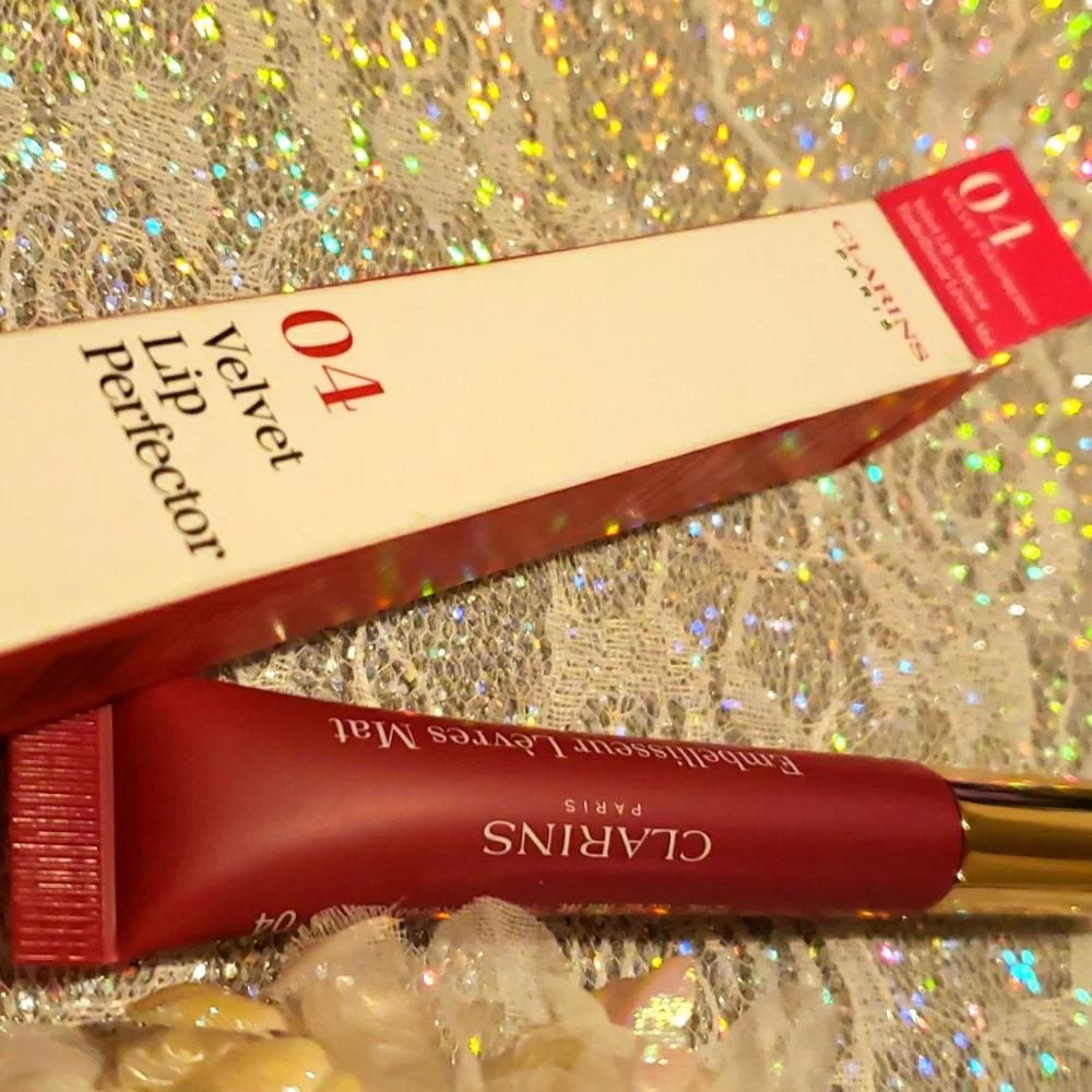 ❇️🧚‍♀️#4 VELVET RASPBERRY Clarins Velvet Lip Perfector NWT
